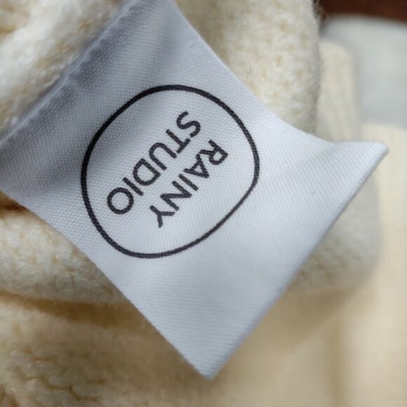 Rainy Studio Fair Island Super Thick Nordic Harajuku Print Sweater Medium NWOT - Picture 7 of 10